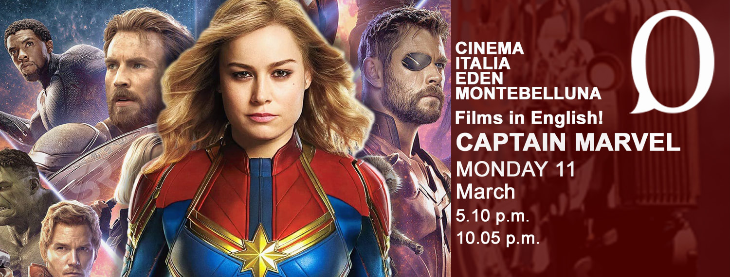 Captain Marvel Films in English Oxford MONTEBELLUNA e cinema Italia Eden